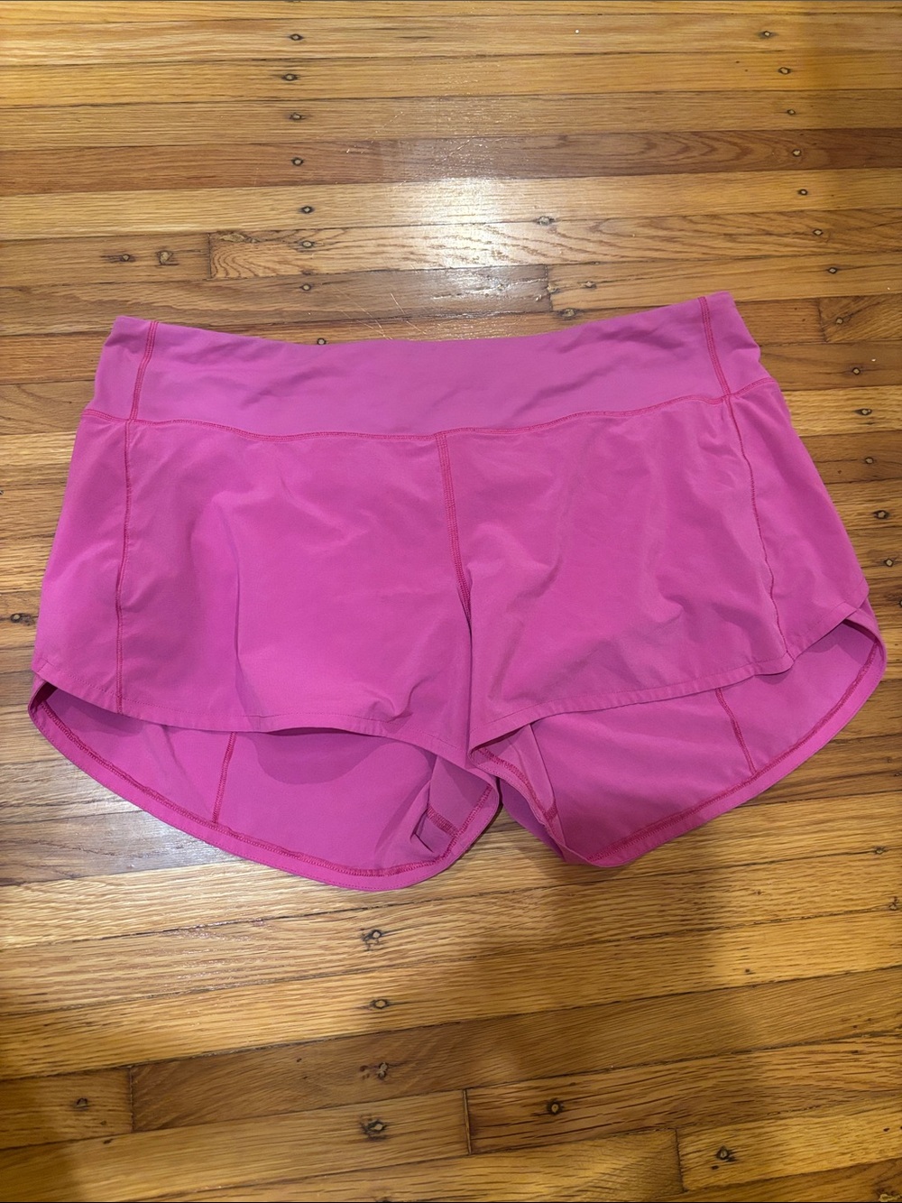 lululemon speed up Hot Pink Running Shorts